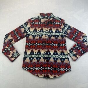 BDG Aztec Tribal Button Up Shirt Small Western Southwest Pattern